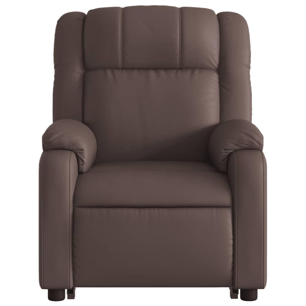 Fauteuil inclinable marron similicuir - XIOS