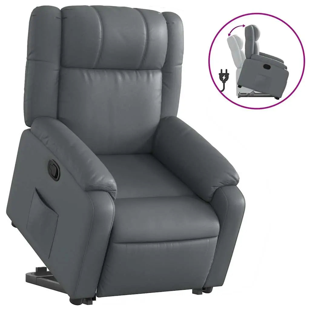 Fauteuil inclinable Gris Similicuir - XIOS