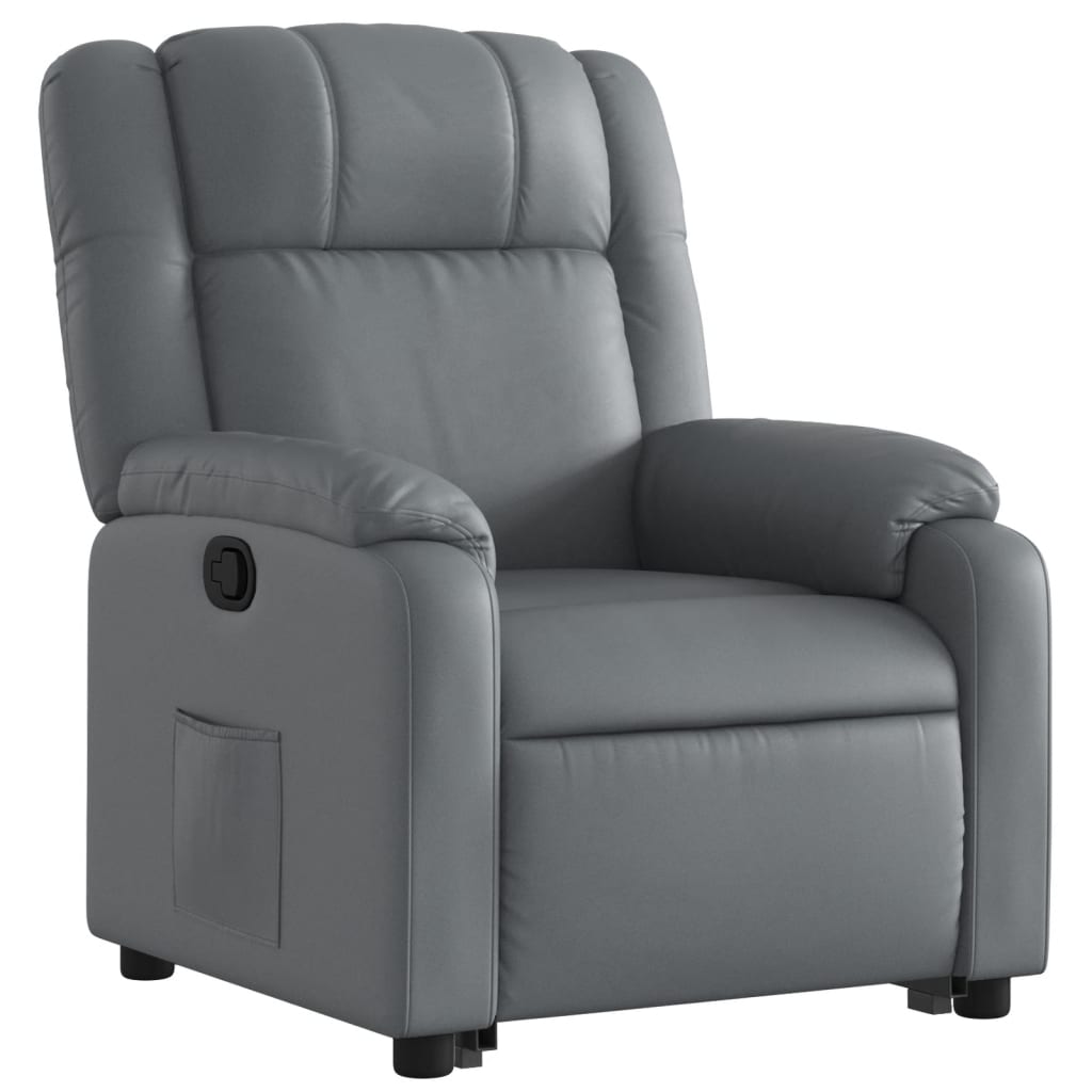 Fauteuil inclinable Gris Similicuir - XIOS