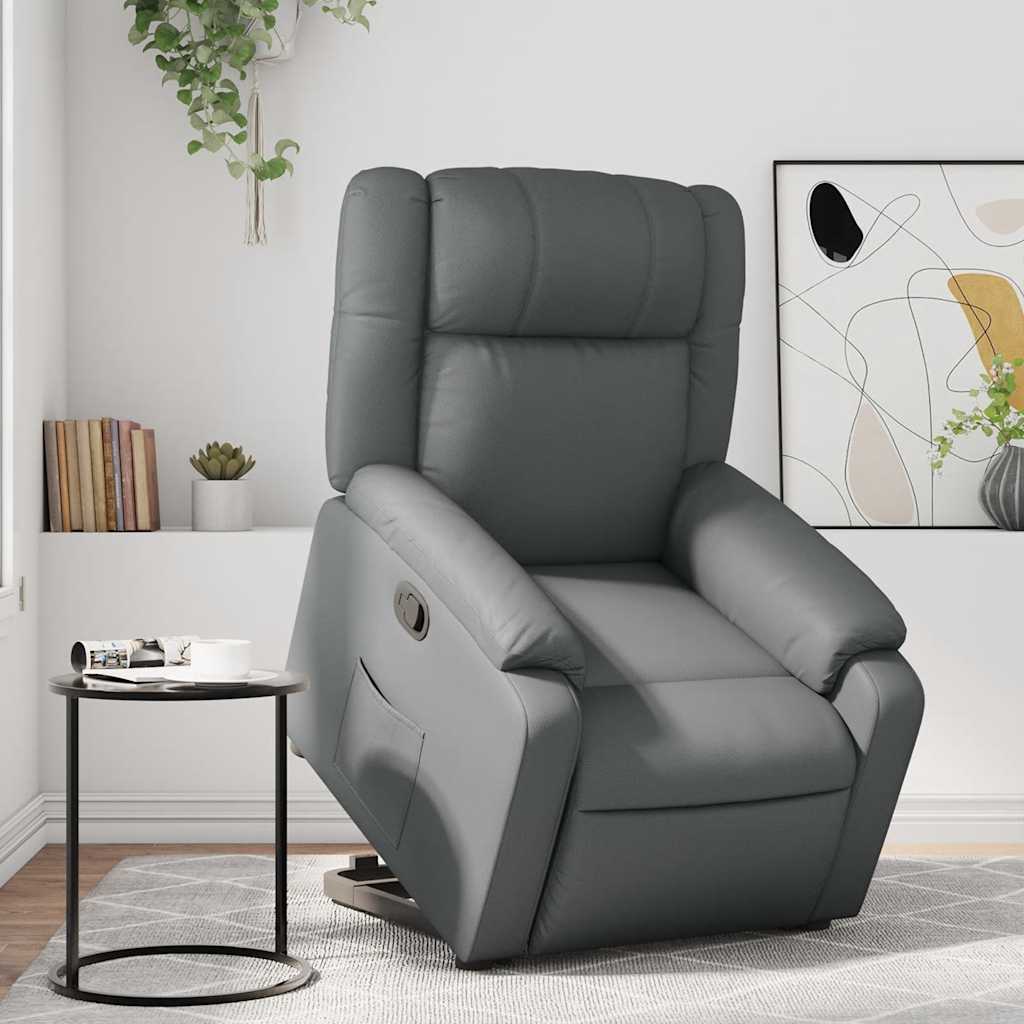 Fauteuil inclinable Gris Similicuir - XIOS