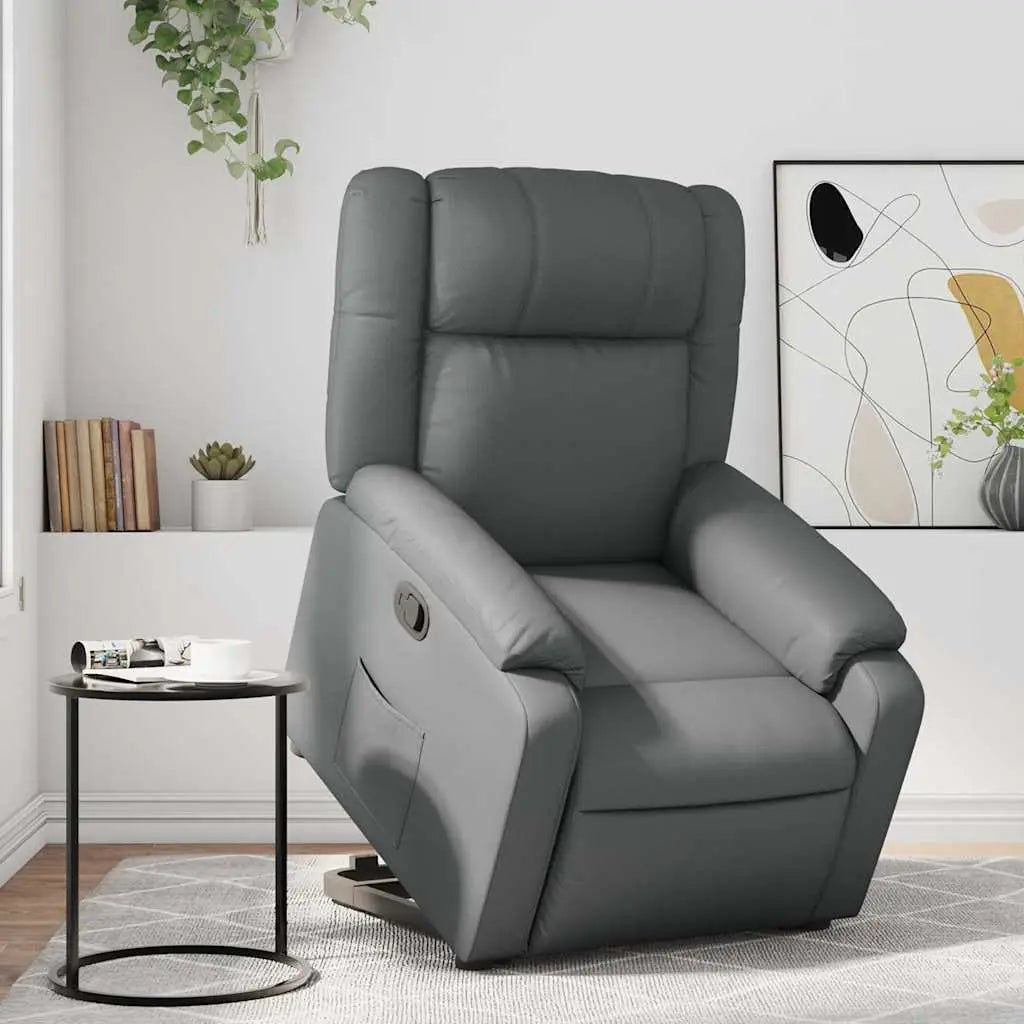 Fauteuil inclinable Gris Similicuir - XIOS