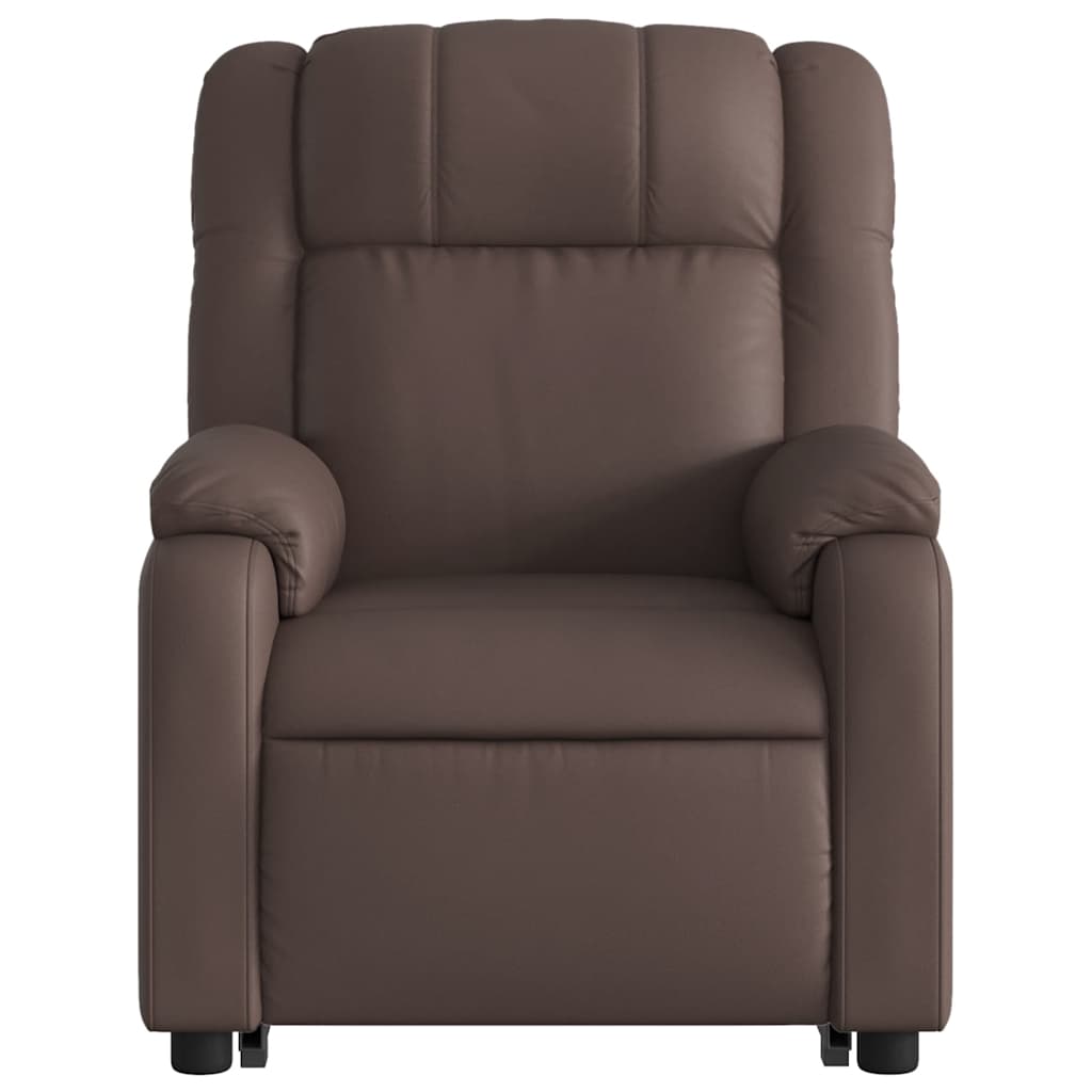 Fauteuil inclinable de massage Marron Similicuir - XIOS