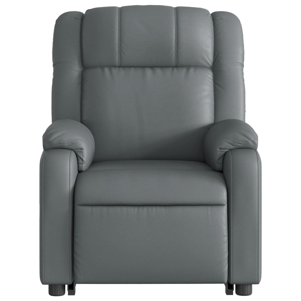 Fauteuil inclinable électrique gris similicuir - XIOS