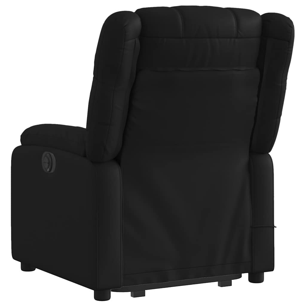 Fauteuil inclinable de massage électrique noir similicuir - XIOS