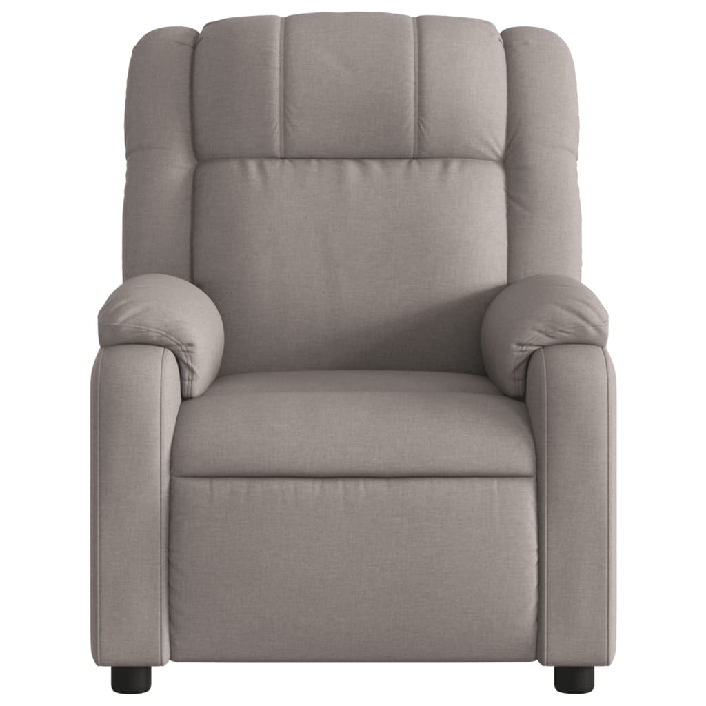Fauteuil inclinable électrique Taupe Tissu - XIOS