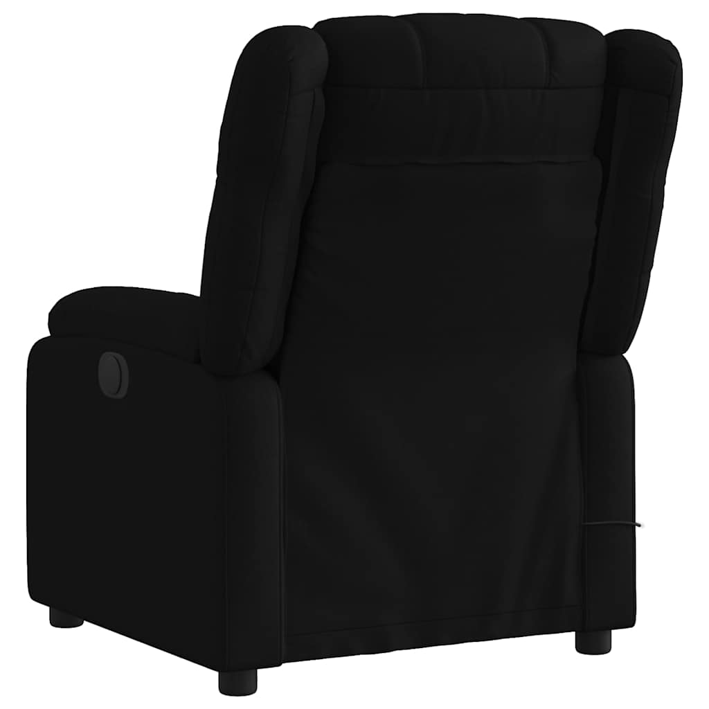 Fauteuil de massage inclinable électrique Noir Tissu - XIOS