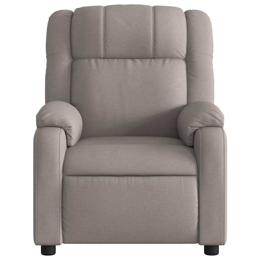Fauteuil de massage inclinable électrique Taupe Tissu - XIOS