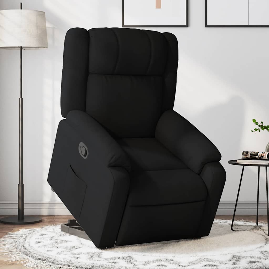 Fauteuil inclinable noir tissu - XIOS