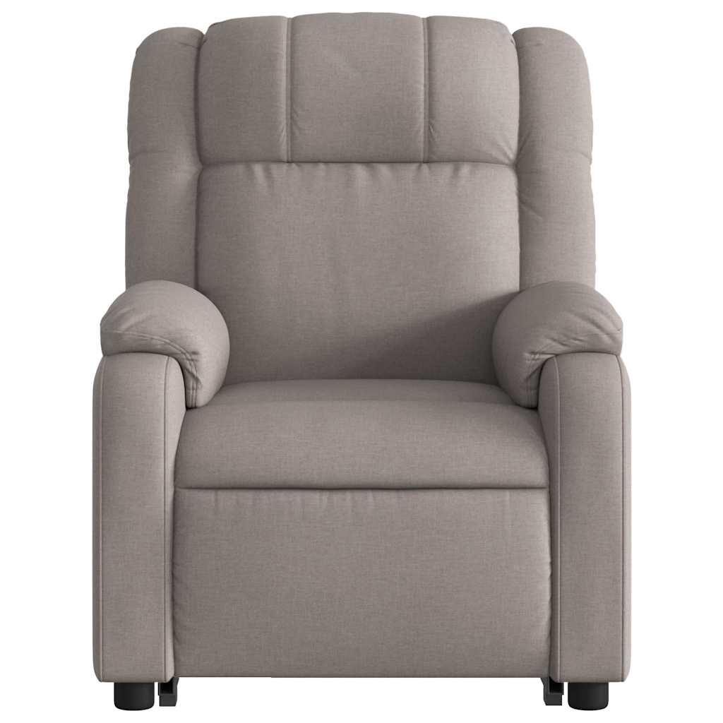 Fauteuil inclinable taupe tissu - XIOS