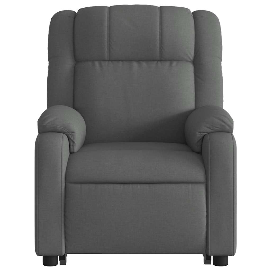 Fauteuil de massage inclinable Gris foncé Tissu - XIOS