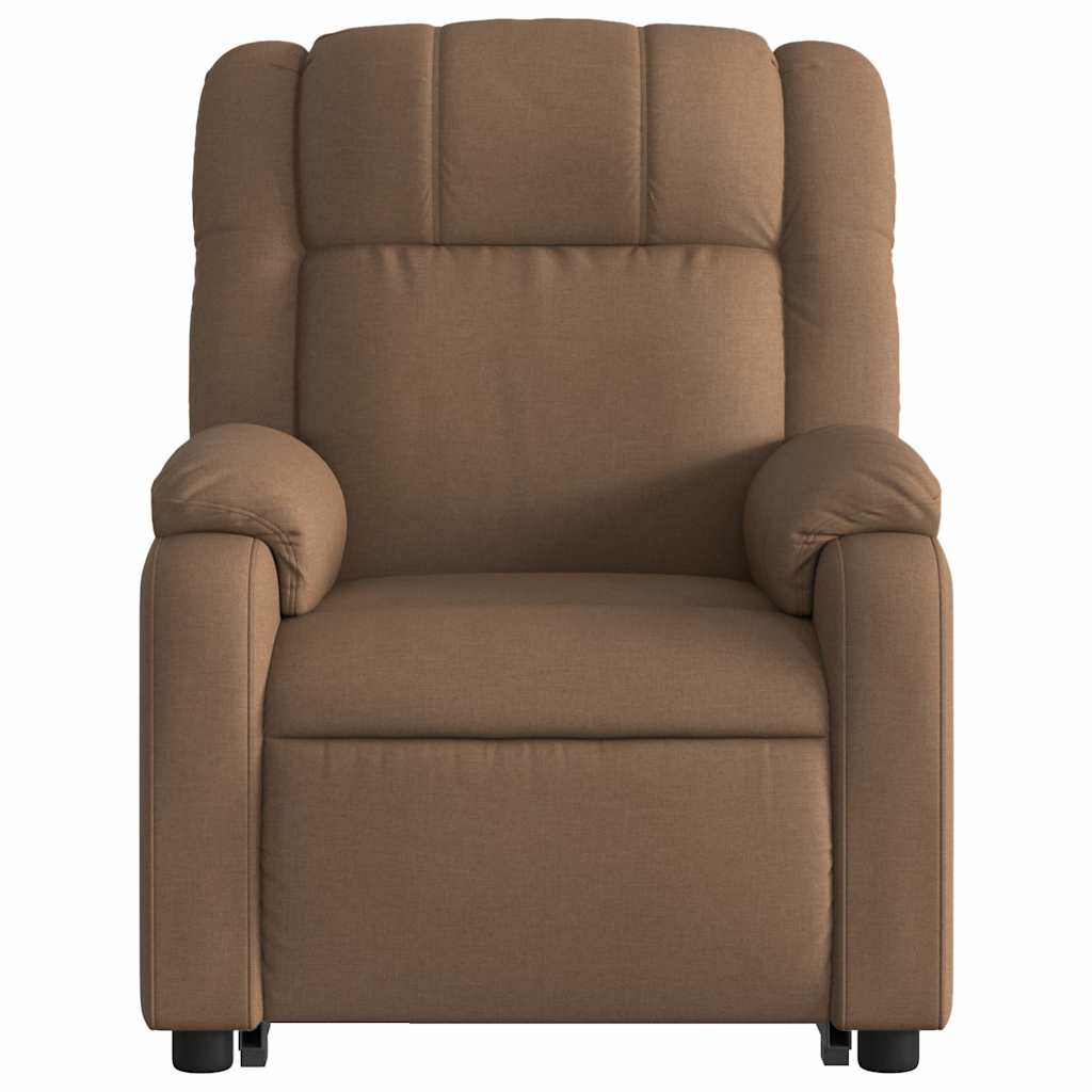 Fauteuil de massage inclinable Marron Tissu - XIOS