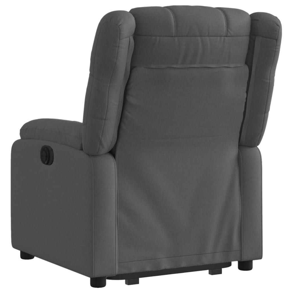 Fauteuil inclinable électrique gris foncé tissu - XIOS