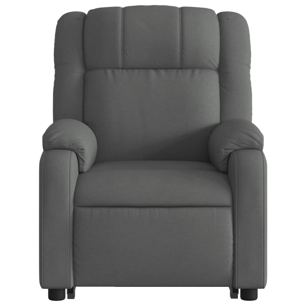 Fauteuil inclinable électrique gris foncé tissu - XIOS