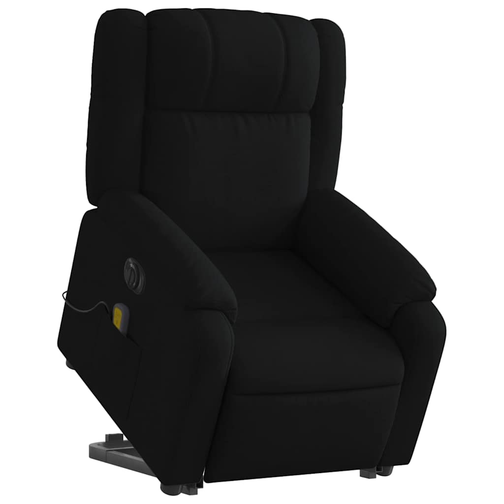 Fauteuil inclinable de massage électrique Noir Tissu - XIOS