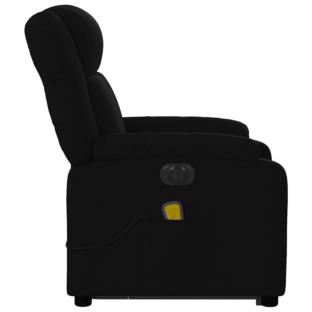 Fauteuil inclinable de massage électrique Noir Tissu - XIOS