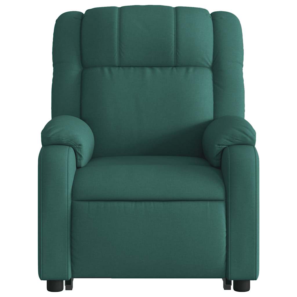 Fauteuil inclinable de massage électrique Vert foncé Tissu - XIOS