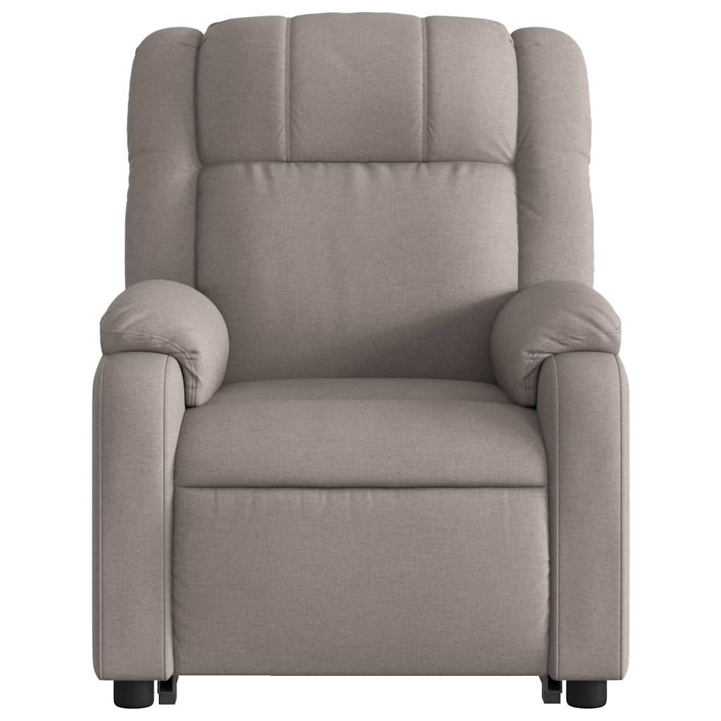 Fauteuil inclinable de massage électrique Taupe Tissu - XIOS