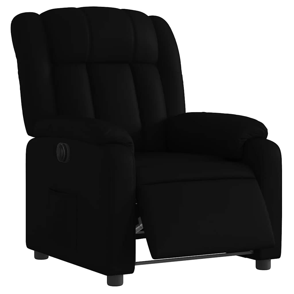 Fauteuil inclinable électrique Noir Similicuir - XIOS