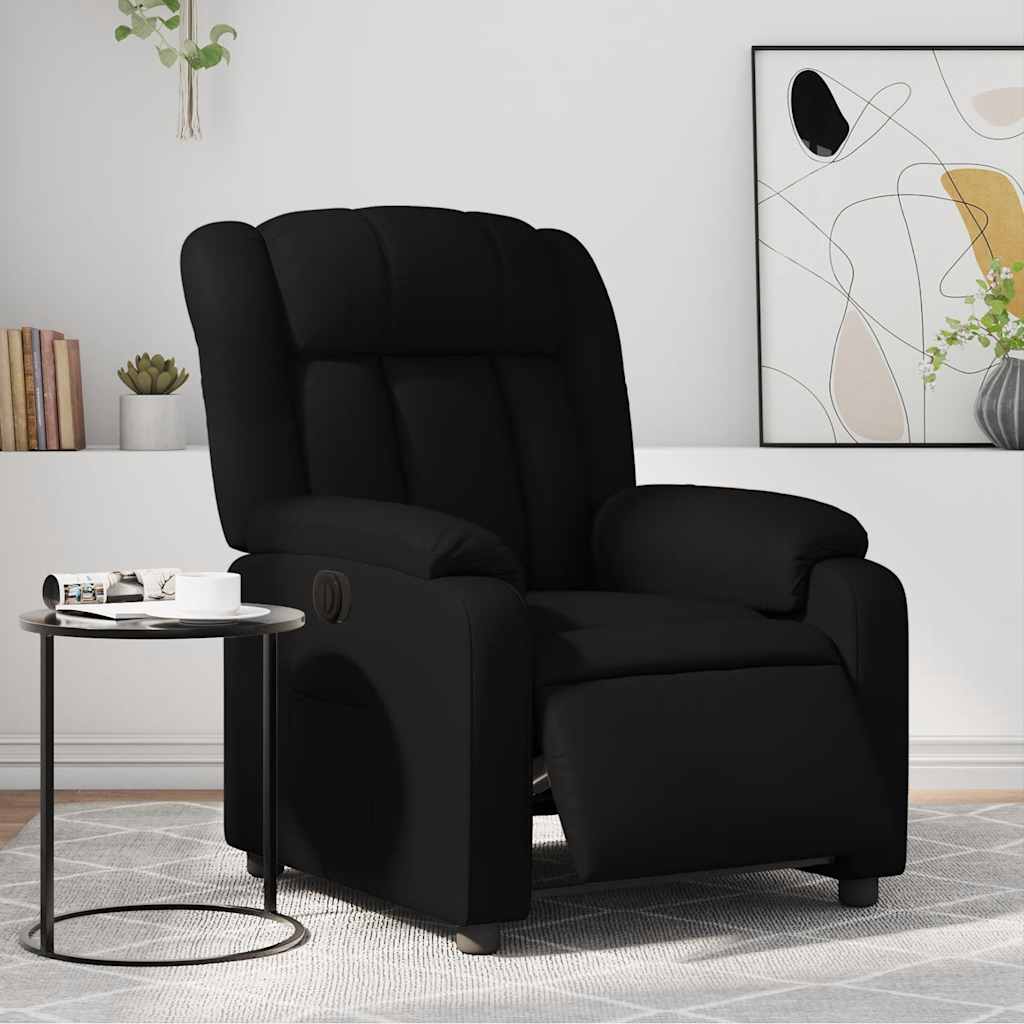 Fauteuil inclinable électrique Noir Similicuir - XIOS