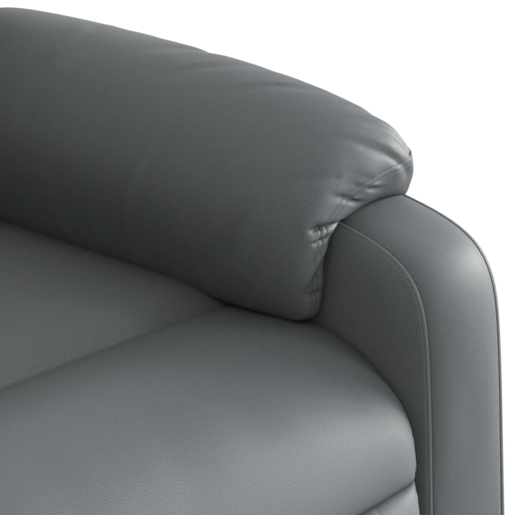 Fauteuil inclinable électrique Gris Similicuir - XIOS
