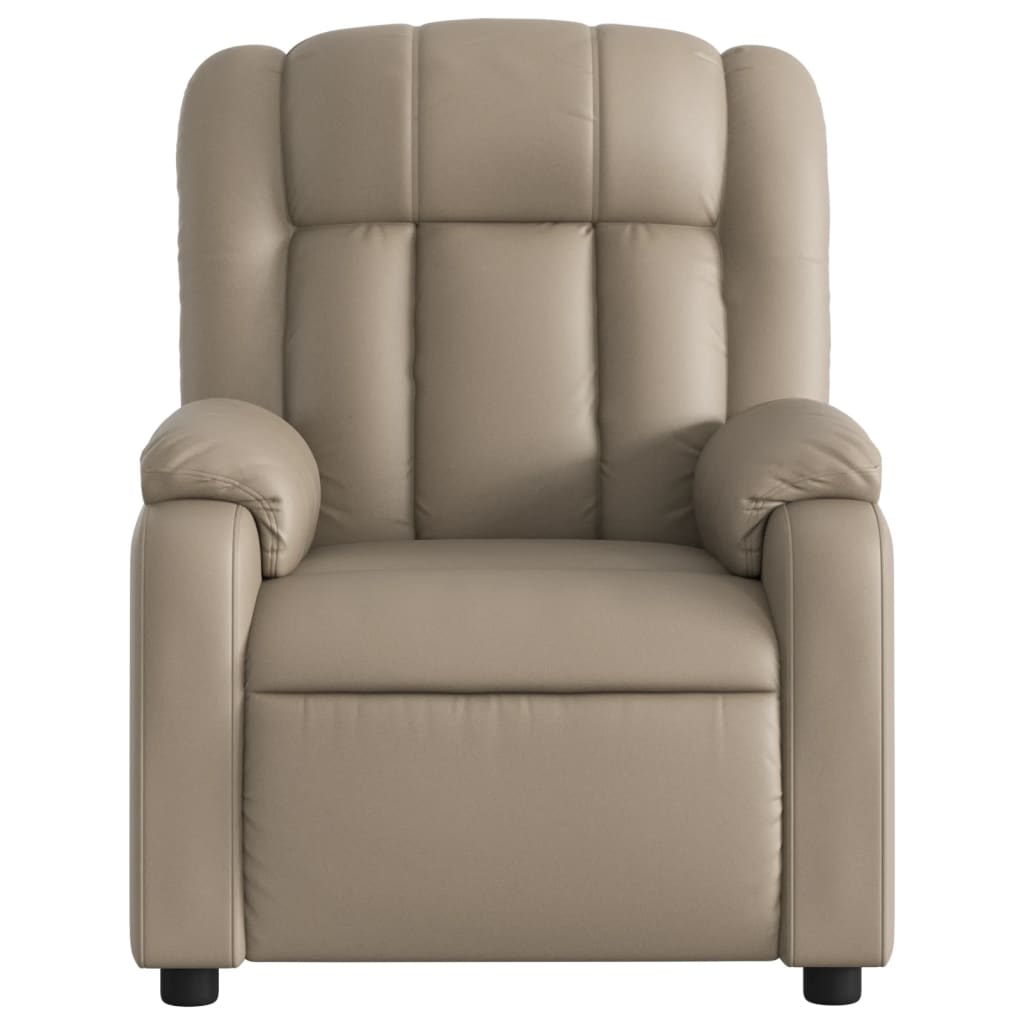 Fauteuil inclinable électrique Cappuccino Similicuir - XIOS