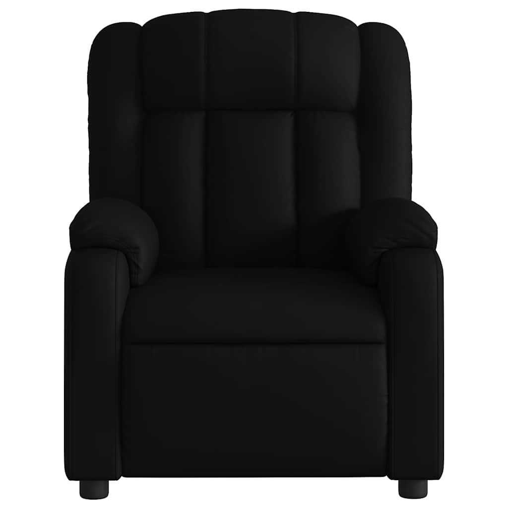 Fauteuil de massage inclinable électrique noir similicuir - XIOS