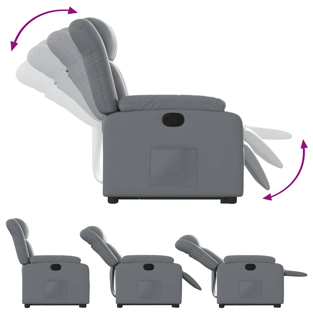 Fauteuil inclinable Gris Similicuir - XIOS