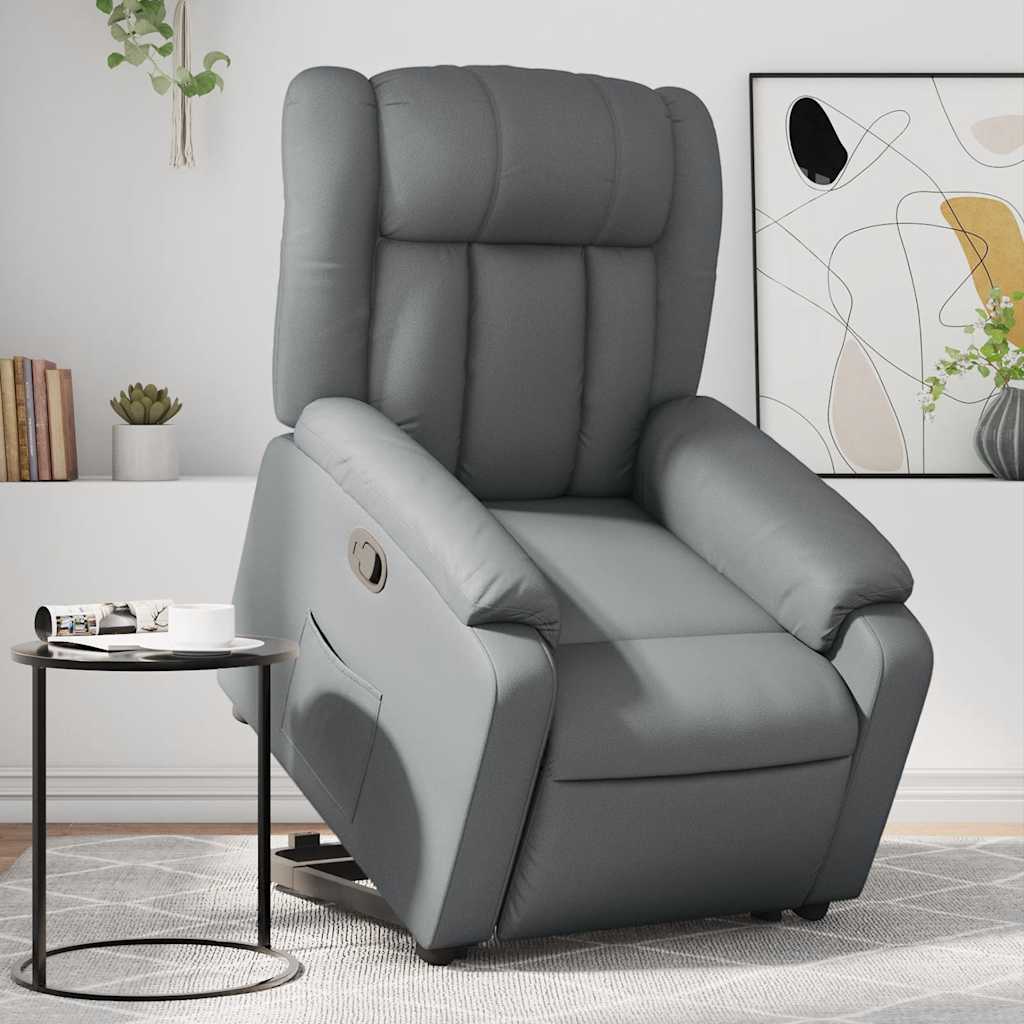 Fauteuil inclinable Gris Similicuir - XIOS
