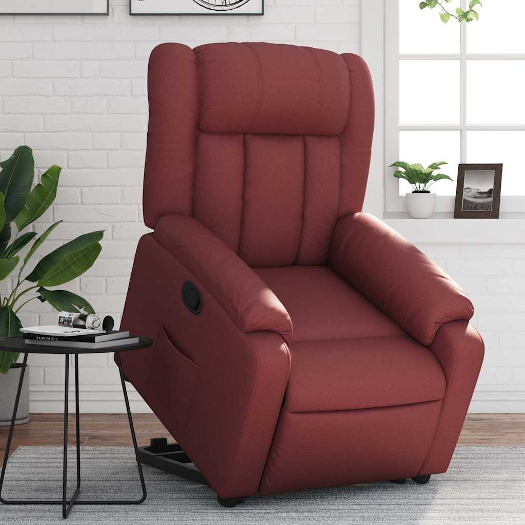 Fauteuil inclinable Rouge bordeaux Similicuir - XIOS