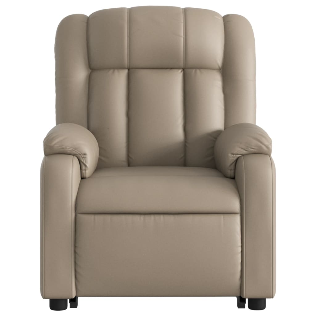 Fauteuil inclinable de massage Cappuccino Similicuir - XIOS