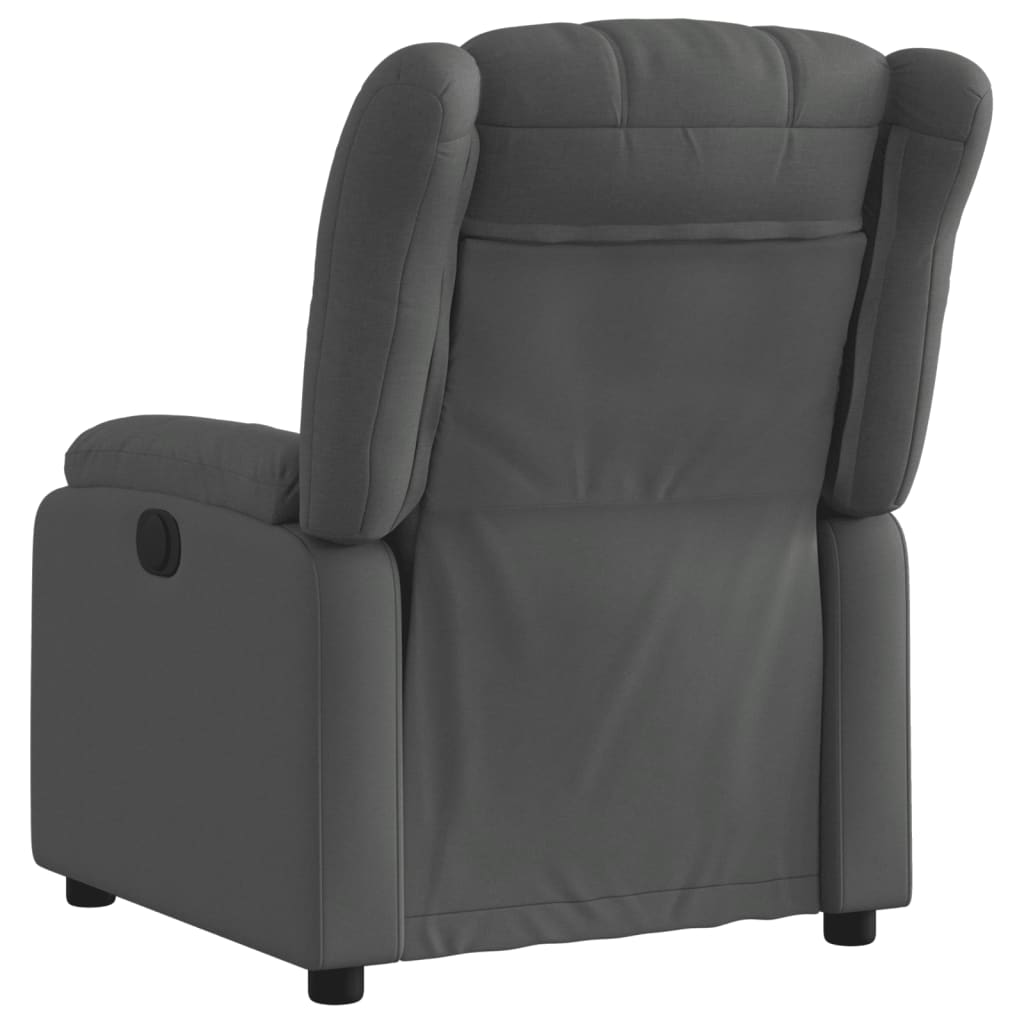 Fauteuil inclinable électrique Gris foncé Tissu - XIOS