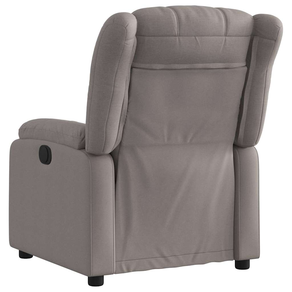 Fauteuil inclinable électrique Taupe Tissu - XIOS