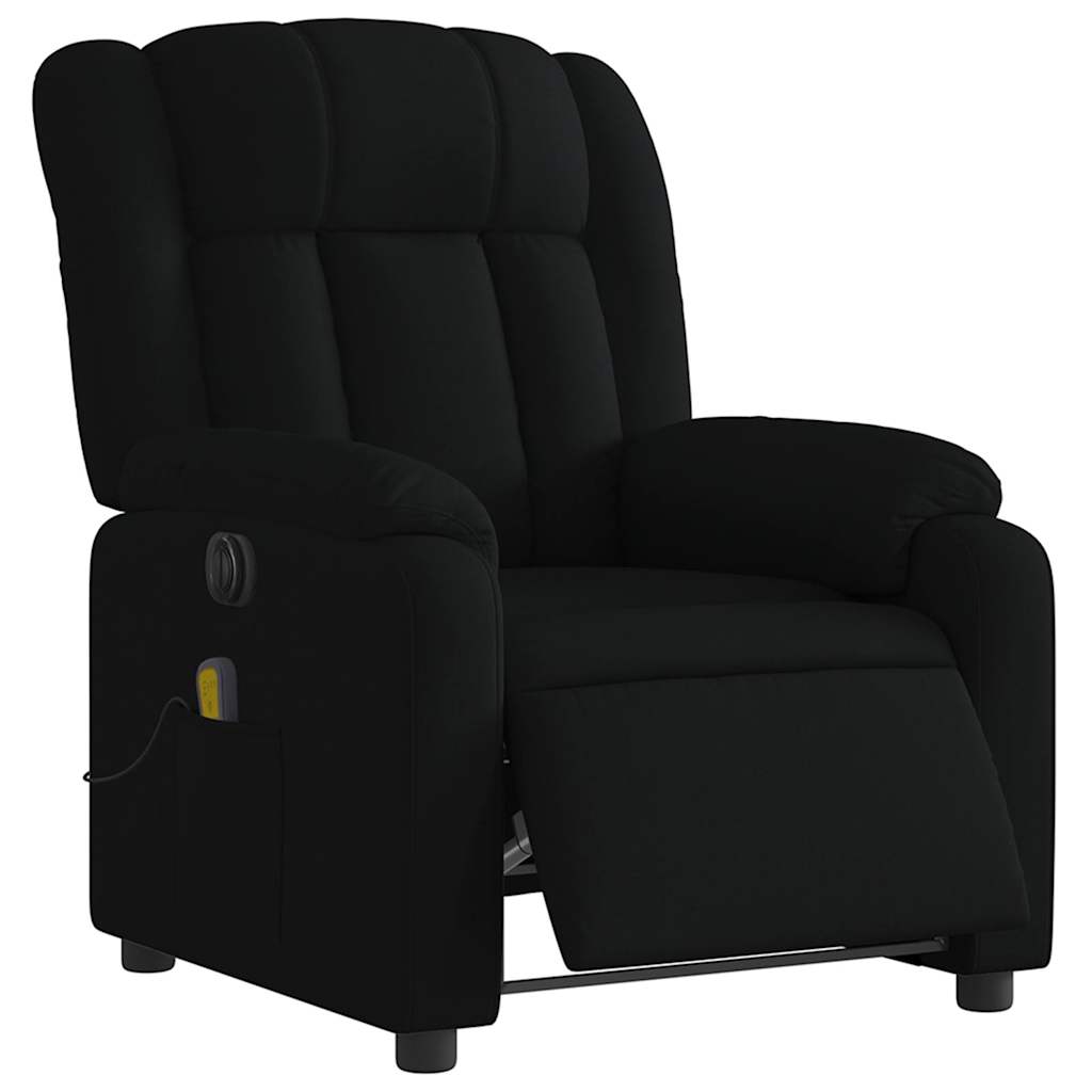 Fauteuil de massage inclinable électrique Noir Tissu - XIOS
