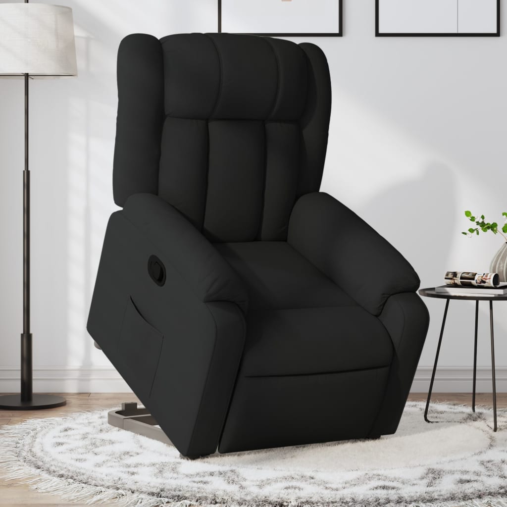 Fauteuil inclinable noir tissu - XIOS