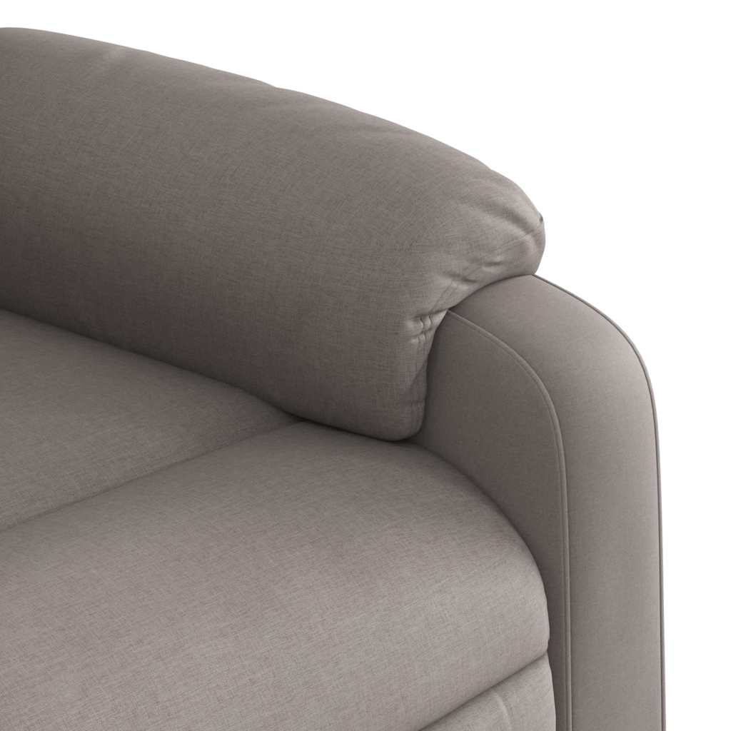 Fauteuil inclinable taupe tissu - XIOS
