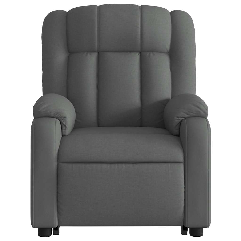 Fauteuil de massage inclinable Gris foncé Tissu - XIOS