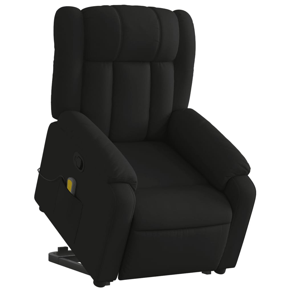 Fauteuil de massage inclinable Noir Tissu - XIOS