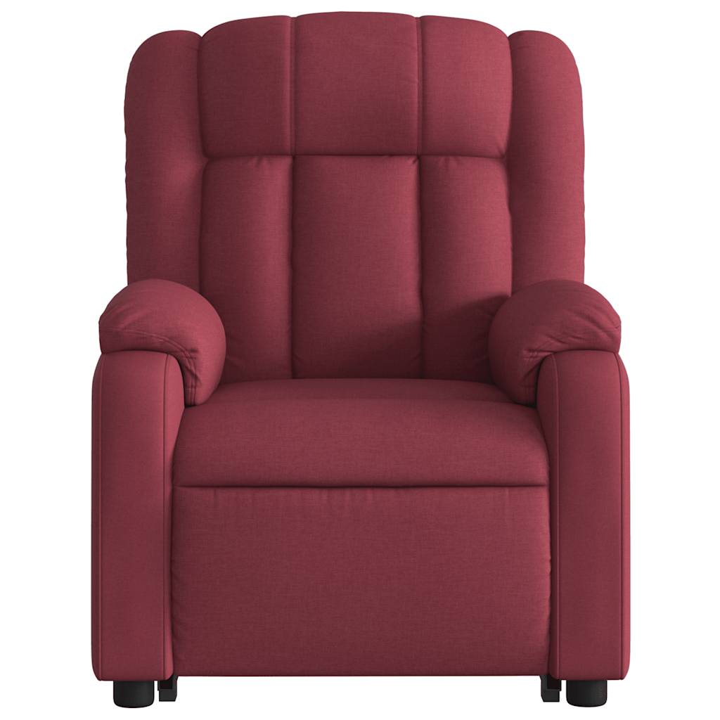 Fauteuil inclinable de massage Rouge bordeaux Tissu - XIOS