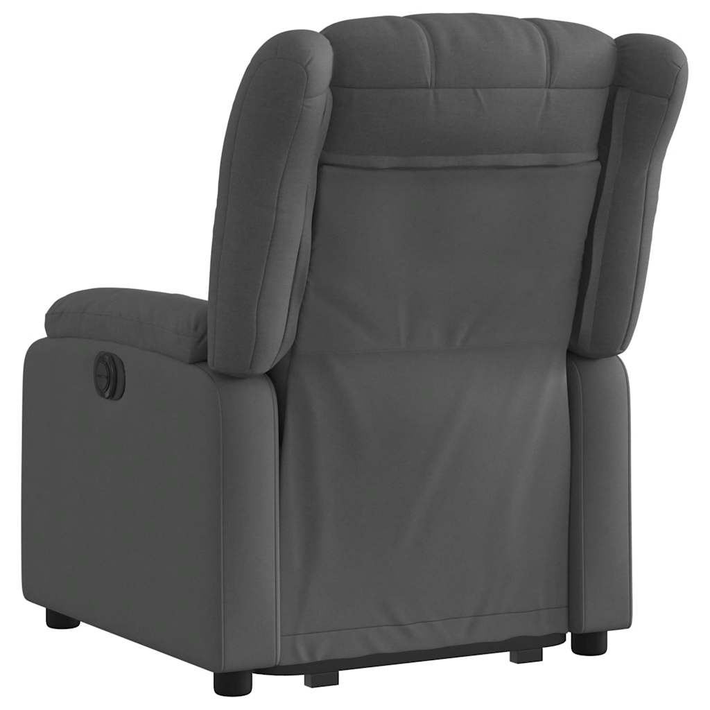Fauteuil inclinable électrique gris foncé tissu - XIOS