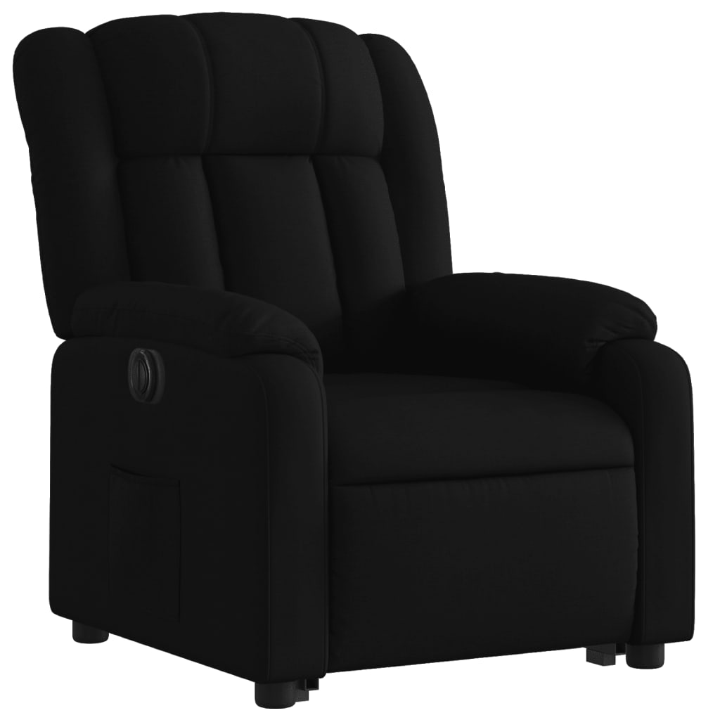 Fauteuil inclinable électrique noir tissu - XIOS
