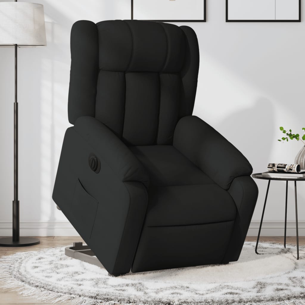 Fauteuil inclinable électrique noir tissu - XIOS