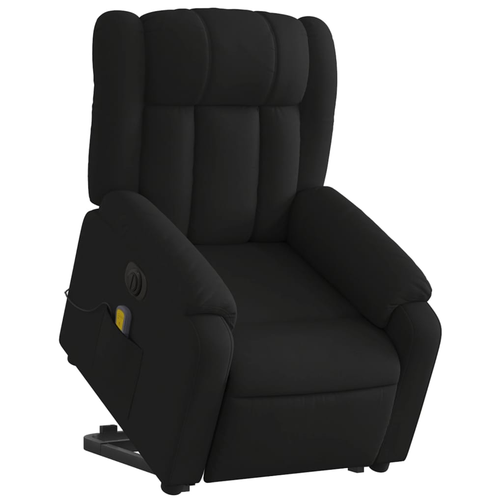 Fauteuil inclinable de massage électrique Noir Tissu - XIOS