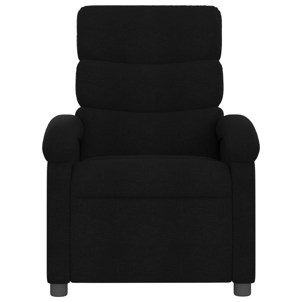 Fauteuil de massage inclinable noir tissu - XIOS