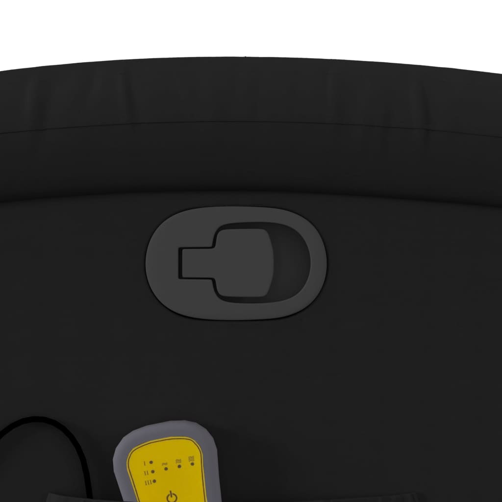 Fauteuil de massage inclinable noir similicuir - XIOS