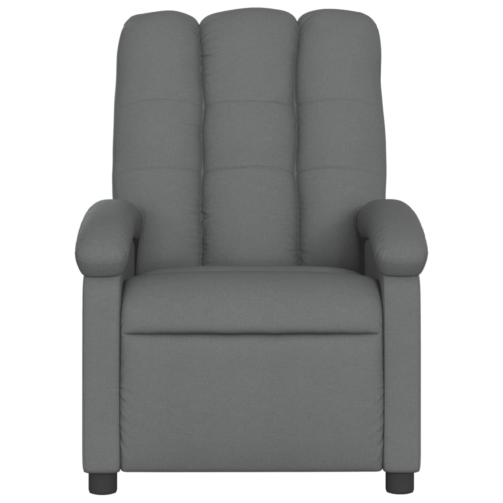 Fauteuil inclinable en tissu gris foncé - XIOS