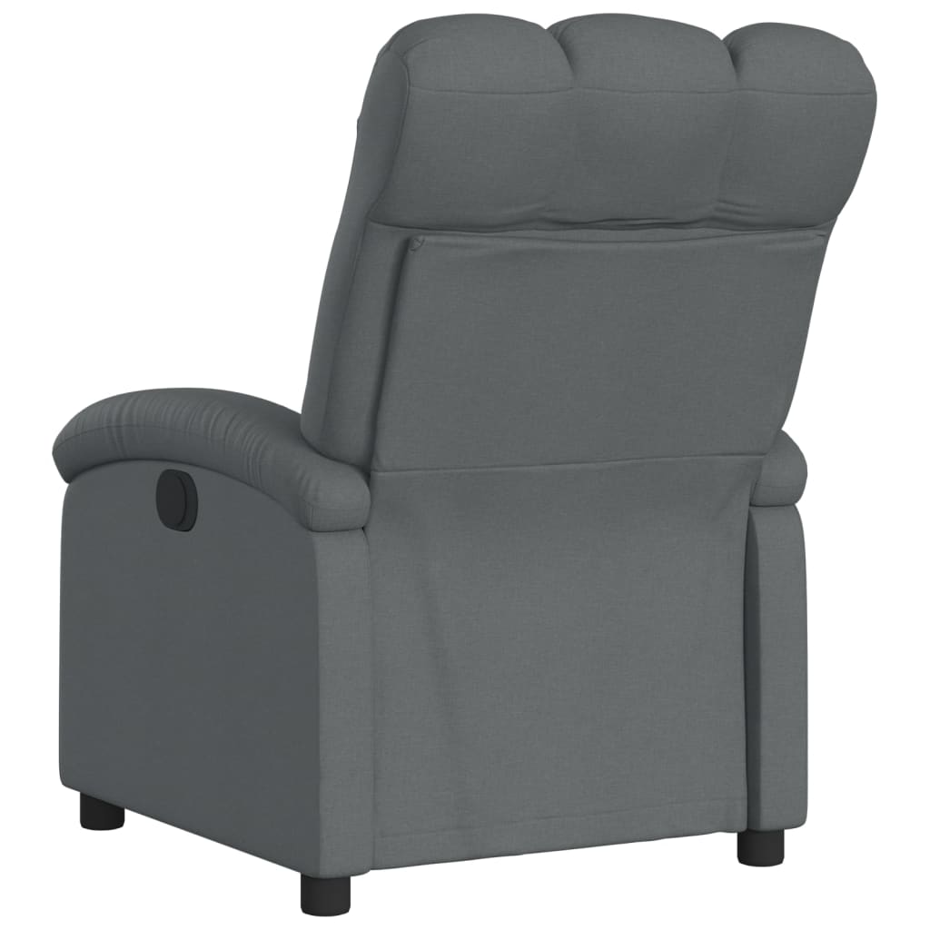 Fauteuil inclinable en tissu gris foncé - XIOS