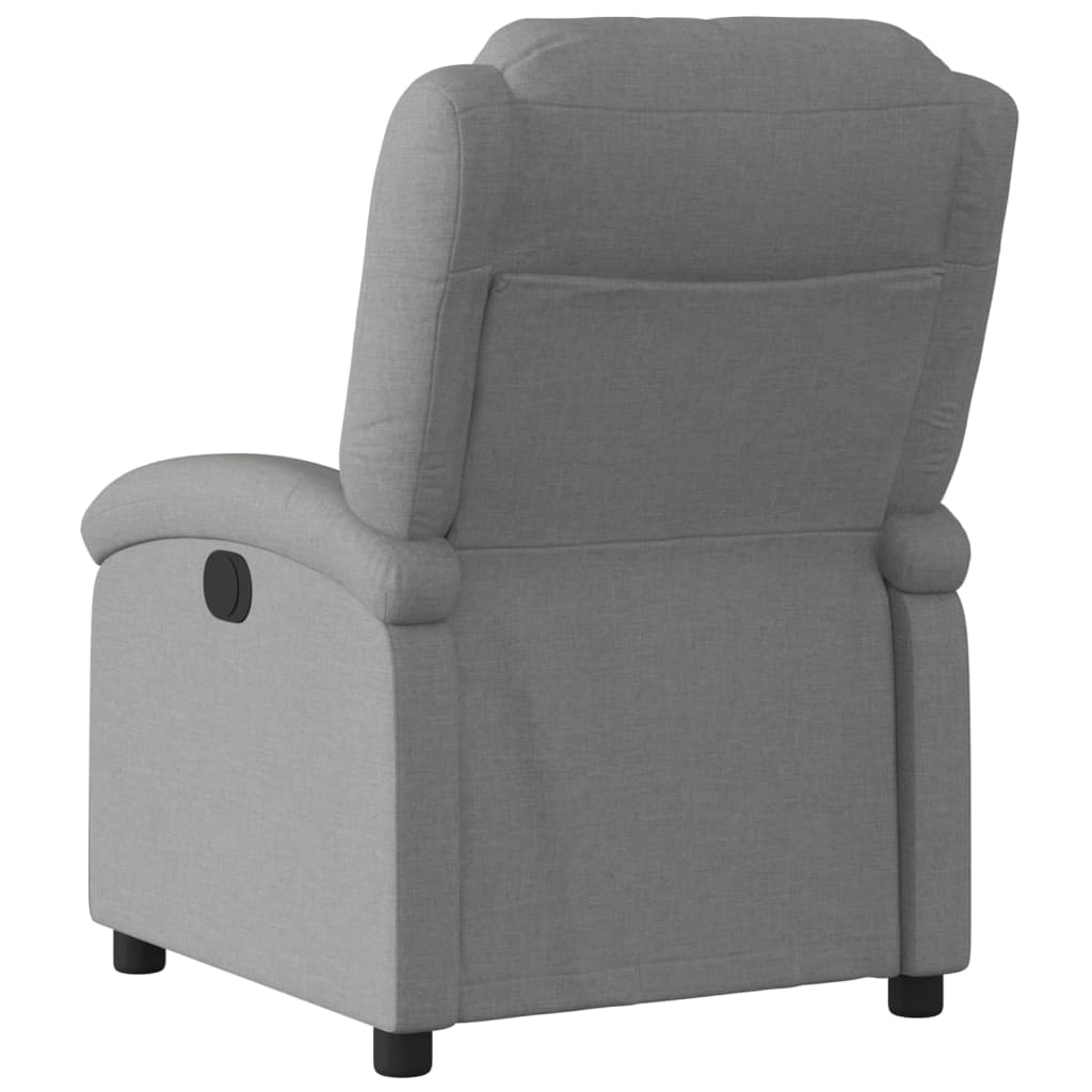 Fauteuil inclinable gris foncé tissu - XIOS