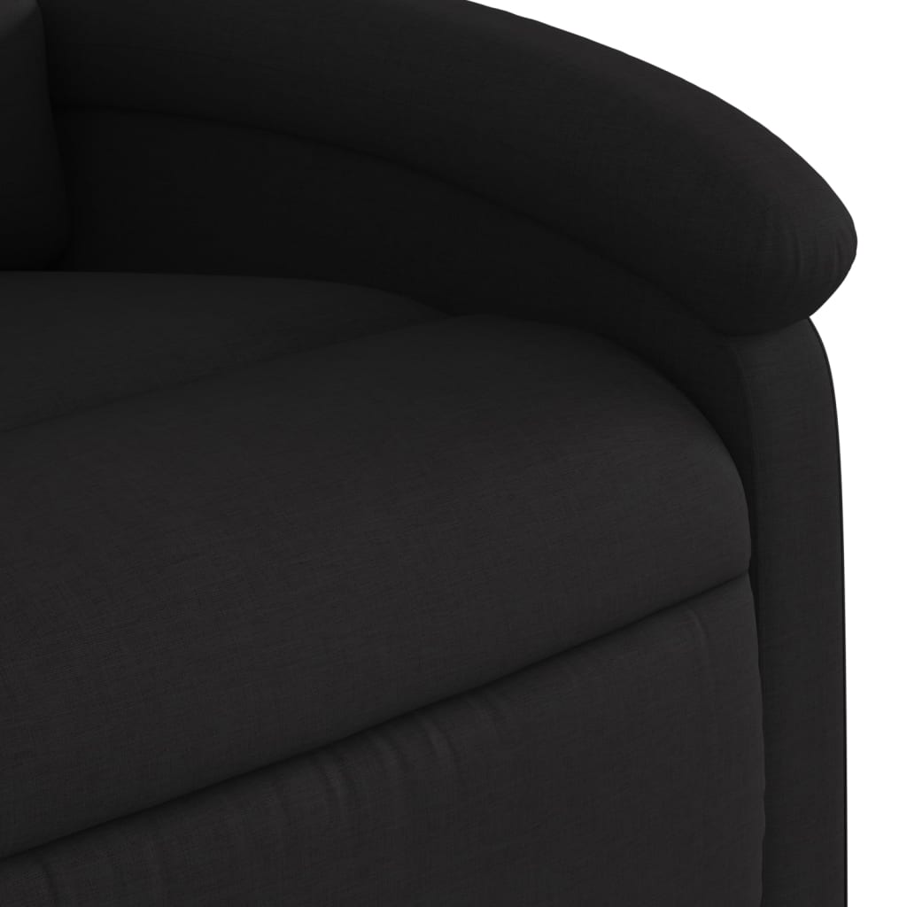 Fauteuil de massage inclinable en tissu noir - XIOS