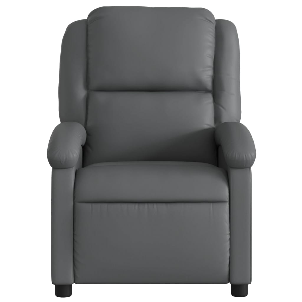 Fauteuil inclinable gris similicuir - XIOS