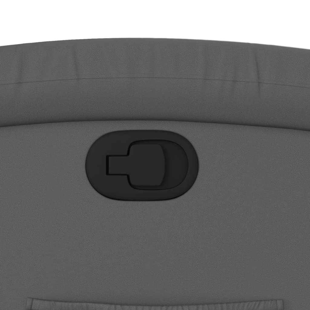 Fauteuil inclinable gris similicuir - XIOS